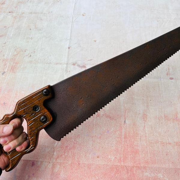 Rubber Johnnies full size fake saw