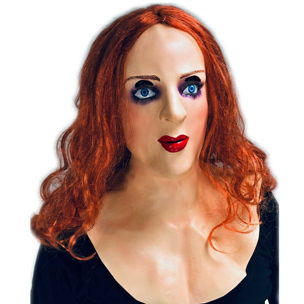 Ginger 'Red Head' Lady Mask