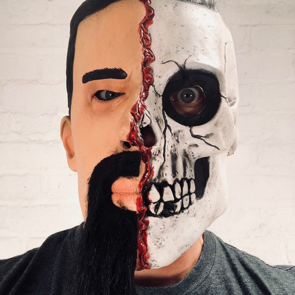 Half Man Half Skull Mask.