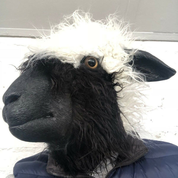Woolly Sheep Head Mask.