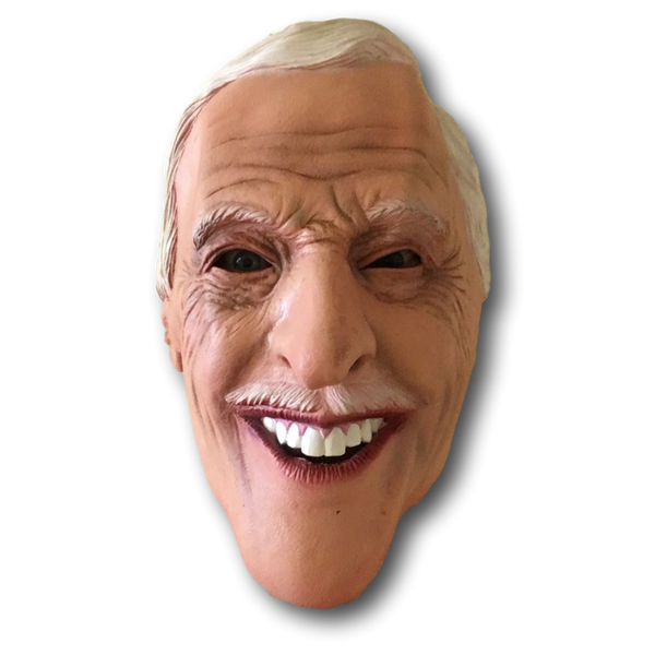 Full head latex mask of Bruce Brucie Forsythe. TV personality.