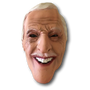 Full head latex mask of Bruce Brucie Forsythe. TV personality. 