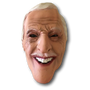 Full head latex mask of Bruce Brucie Forsythe. TV personality.