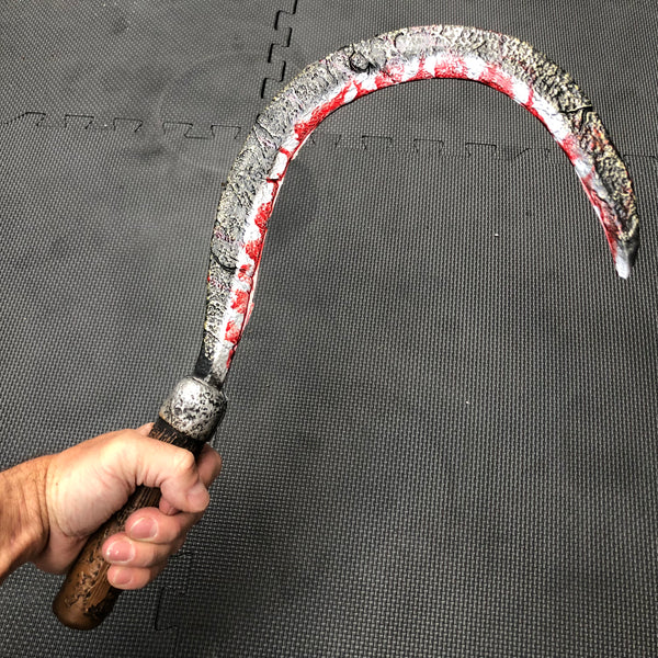 Realistic Bloody Handheld Sickle 'Corn Scythe'