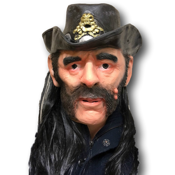 Latex Mask of Lemmy from Motorhead.