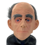 Old Grey Haired Man Latex Mask.