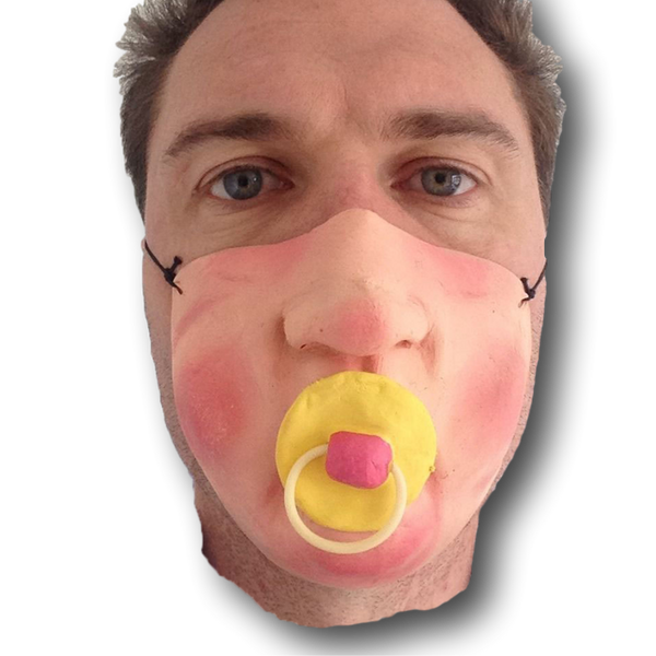 Baby Dummy Half Face Mask