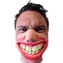 Demi-masque visage sourire au fromage