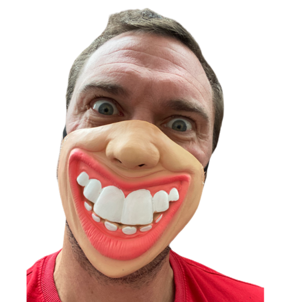 Große Zähne Halbmaske (Hohe Qualität)