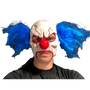 Gebrochene Clown-Maske.