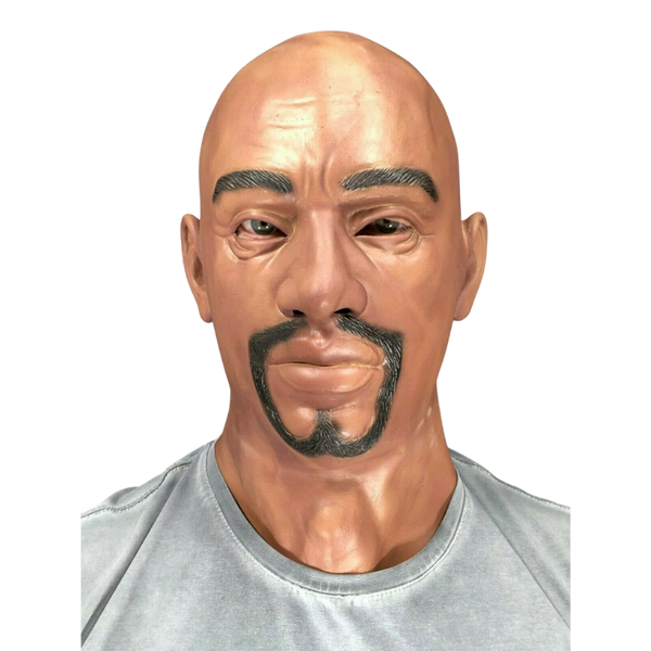 Black Male Full Latex Mask.
