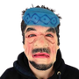Latex face mask of Colonel Gaddafi