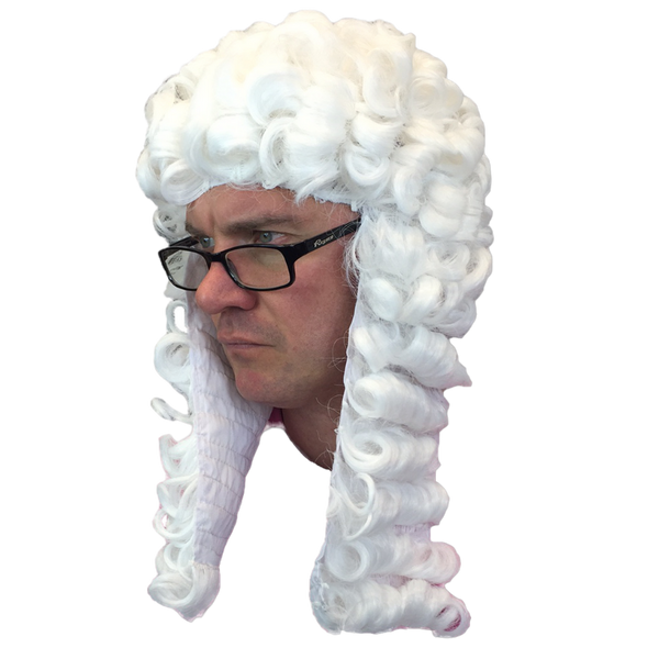 Justice Judge Barrister Wig. Fancy Dress.