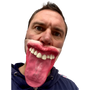 Big tongue Half Face Latex Mask. Rolling Stones Lick.