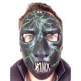 paul slipknot green and black mask