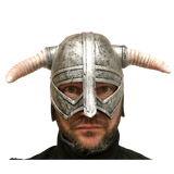 Latex Viking Helmet Mask. Skyrim Mask.