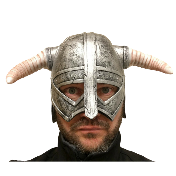 Latex Viking Helmet Mask. Skyrim Mask.