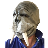 Latex Full Head Walrus Mask.