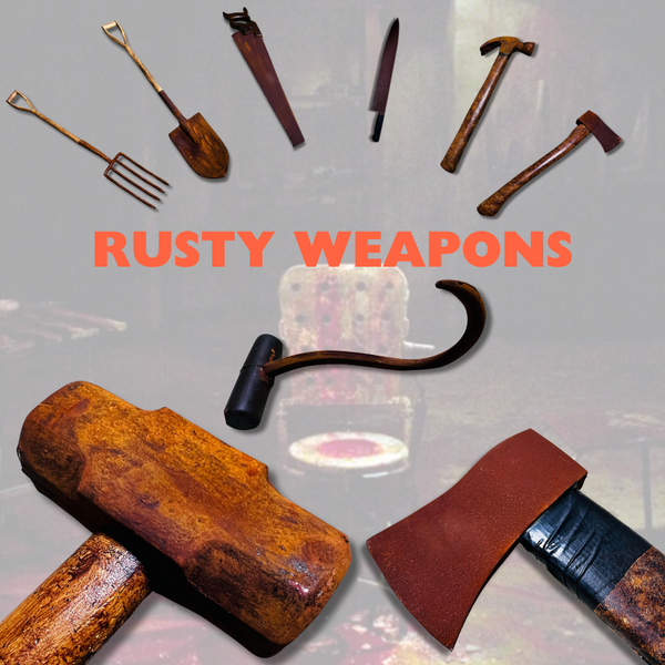 Rubber Johnnies realstic Rusty Weapons