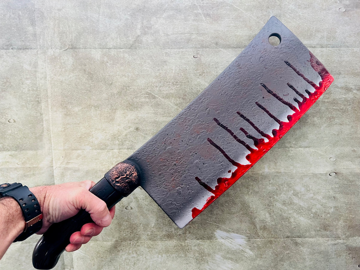 Meat Cleaver Pattern Vintage Meat Cleaver – Rubber Johnnies Fx