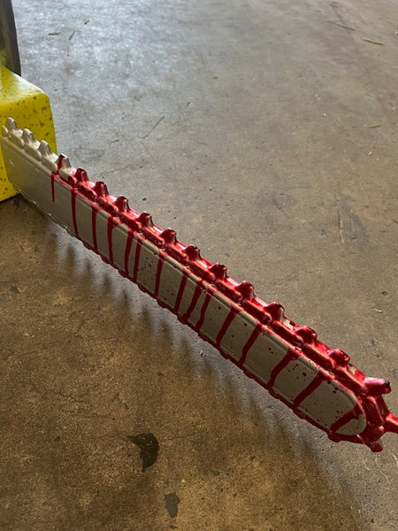 Bloody Chainsaw Movie Prop, Plastic, Full Size, Sounds & Noise 3xAAA