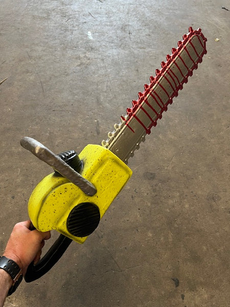 Bloody Chainsaw Movie Prop, Plastic, Full Size, Sounds & Noise 3xAAA