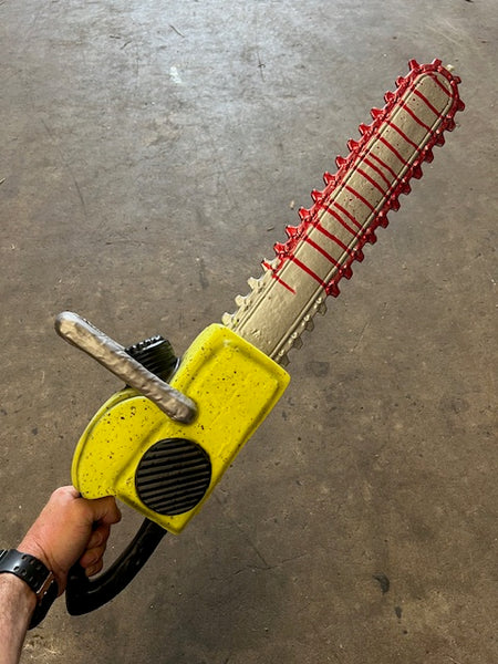 Bloody Chainsaw Movie Prop, Plastic, Full Size, Sounds & Noise 3xAAA