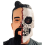 Half Man Half Skull Mask