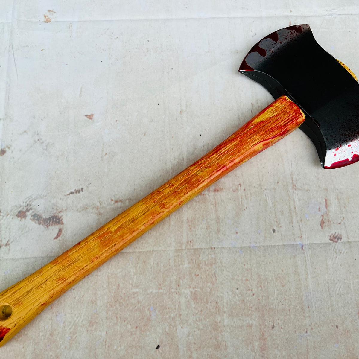 Rubber Johnnies full size fake double headed axe
