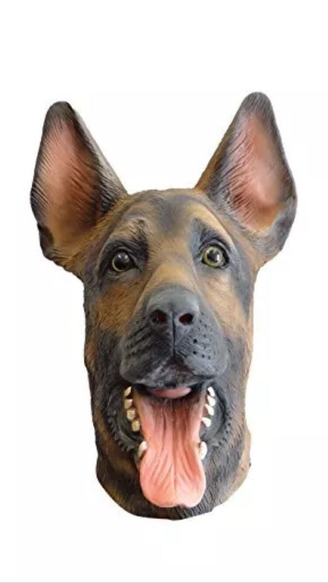 Masque de chien alsacien berger allemand