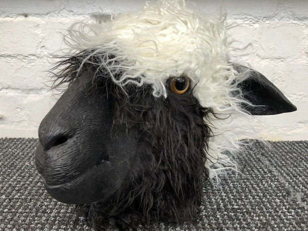 Woolly Sheep Head Mask.