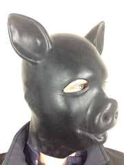 Black Pig Fetish Mask