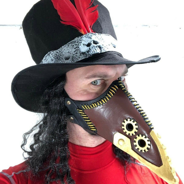 Steampunk-Pestdoktor-Mechaniker-Maske