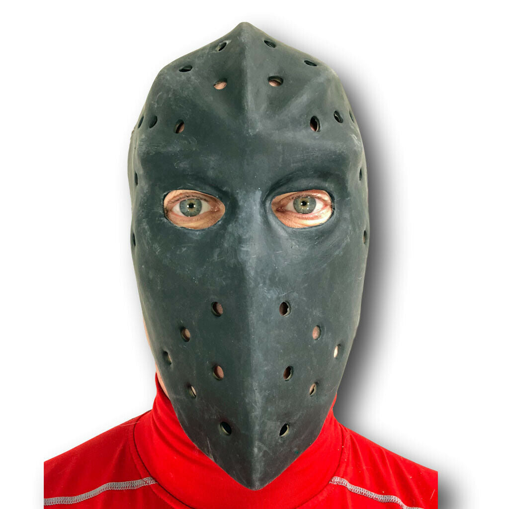 Nicky Bigs Novelties Worn Look Hockey Mask Halloween Movie Costume Thick  PVC and Elastic Straps : Clothing, Shoes & Jewelry 