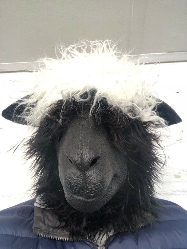 manipulere dødbringende Svag Woolly Sheep Head Mask. – Rubber Johnnies Masks
