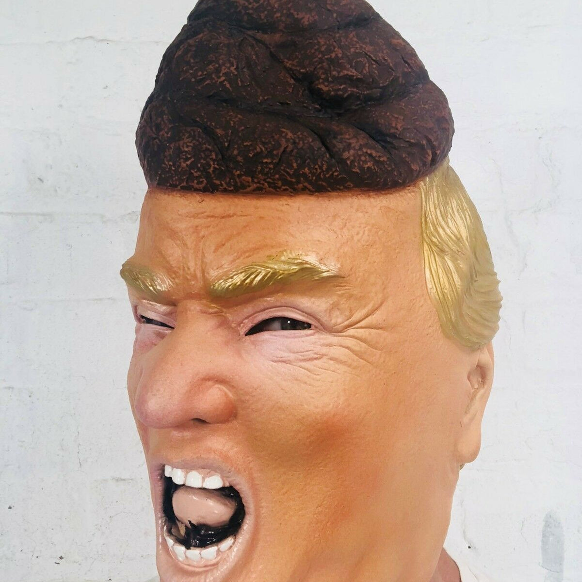 Masque de tête de caca de Donald Trump