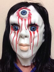 Scary China Doll Mask (Bloody)