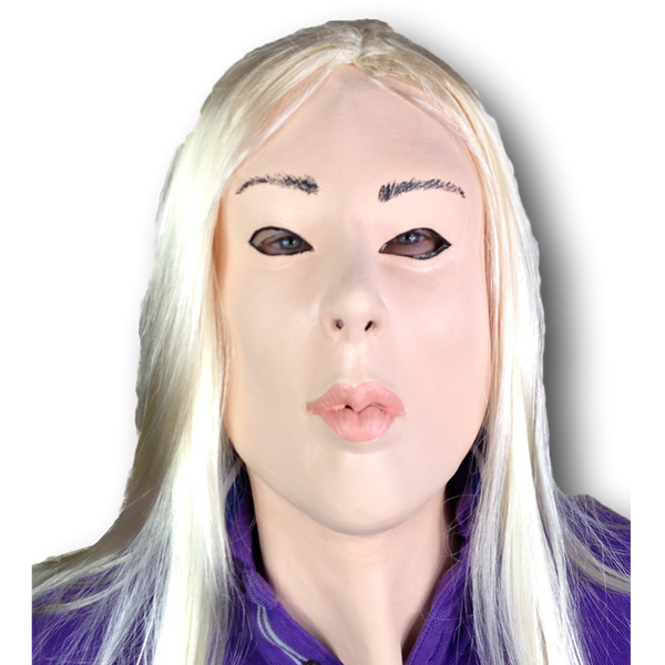 Blond Lady Doll Mask