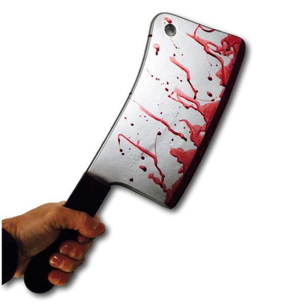 Realistic Large Bloody Meat Cleaver
