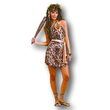 Cave woman costume mini dress
