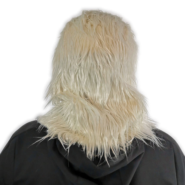 White Poodle Mask with Gloves (Fursuit)