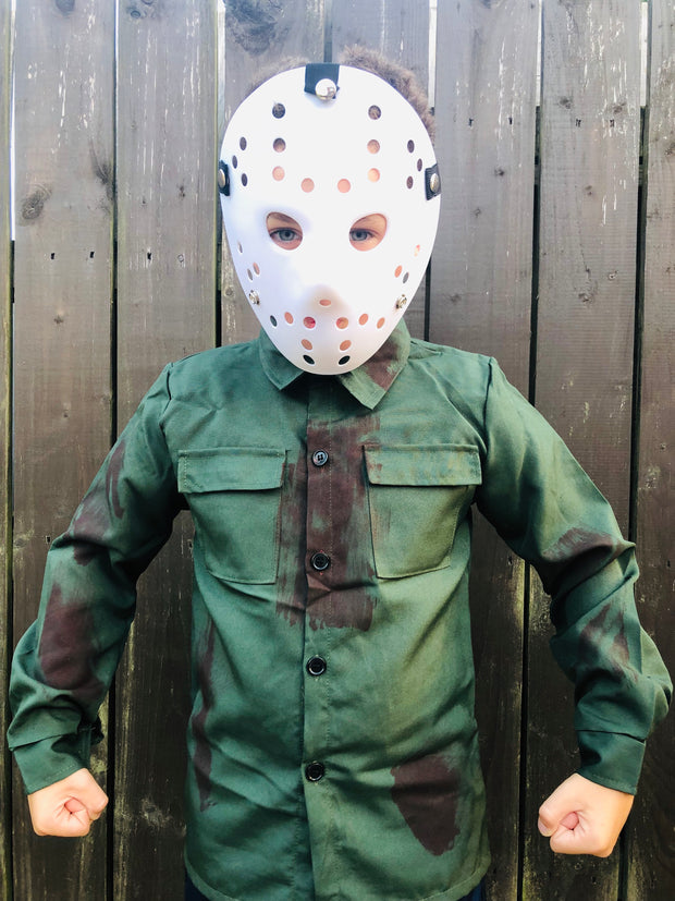 Kids Jason Voorhees Camp Slasher Halloween Costume