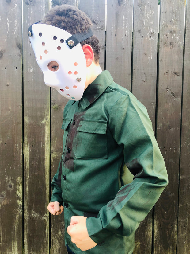 Kids Jason Voorhees Camp Slasher Halloween Costume