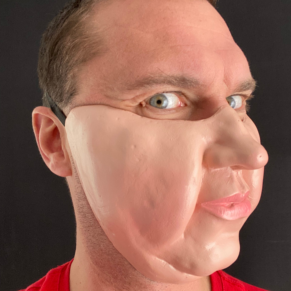Demi-masque pour visage gras