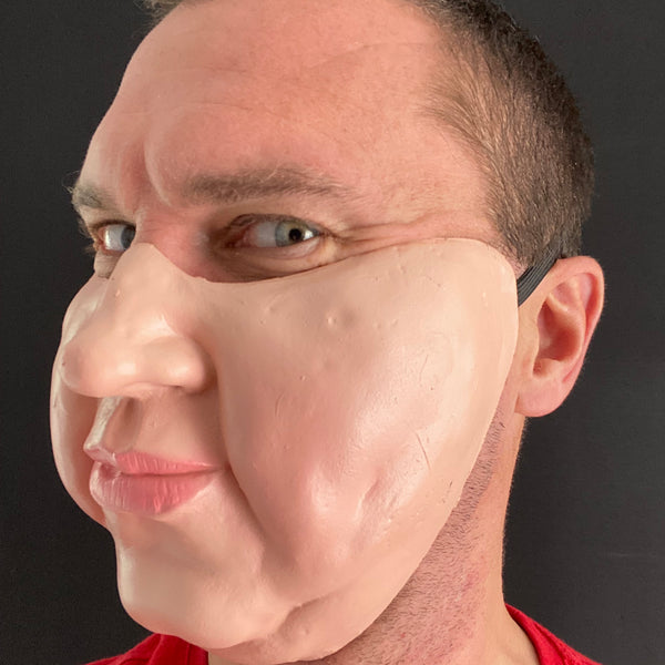 Demi-masque pour visage gras