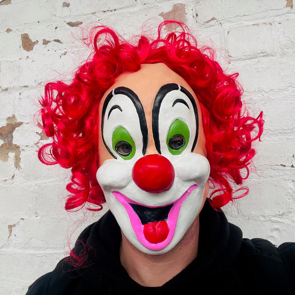 Fröhliche Clown-Maske