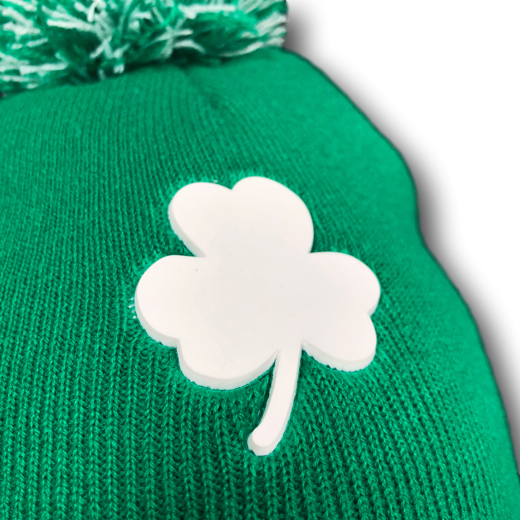 Chapeau de lunettes de bonnet vert d'Irlande de la Saint-Patrick