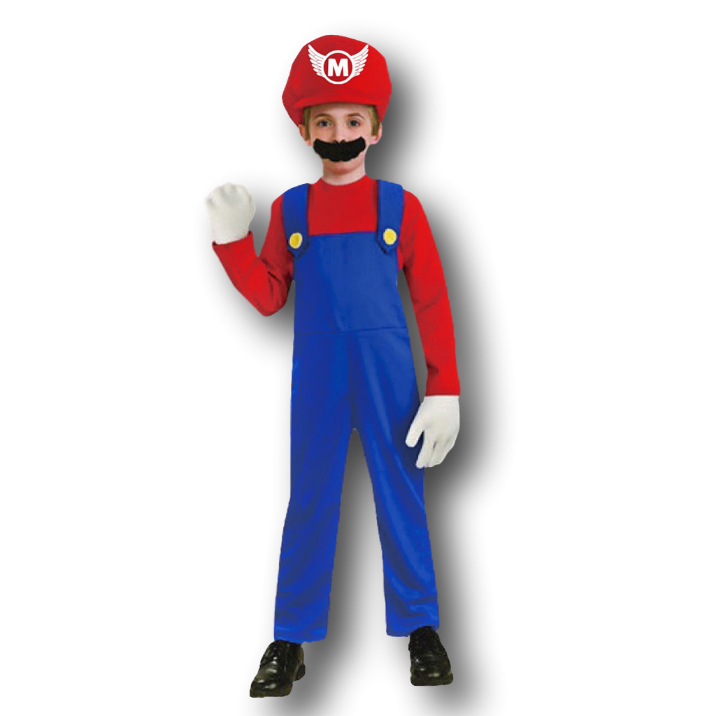 kids mario luigi green and red costumes.