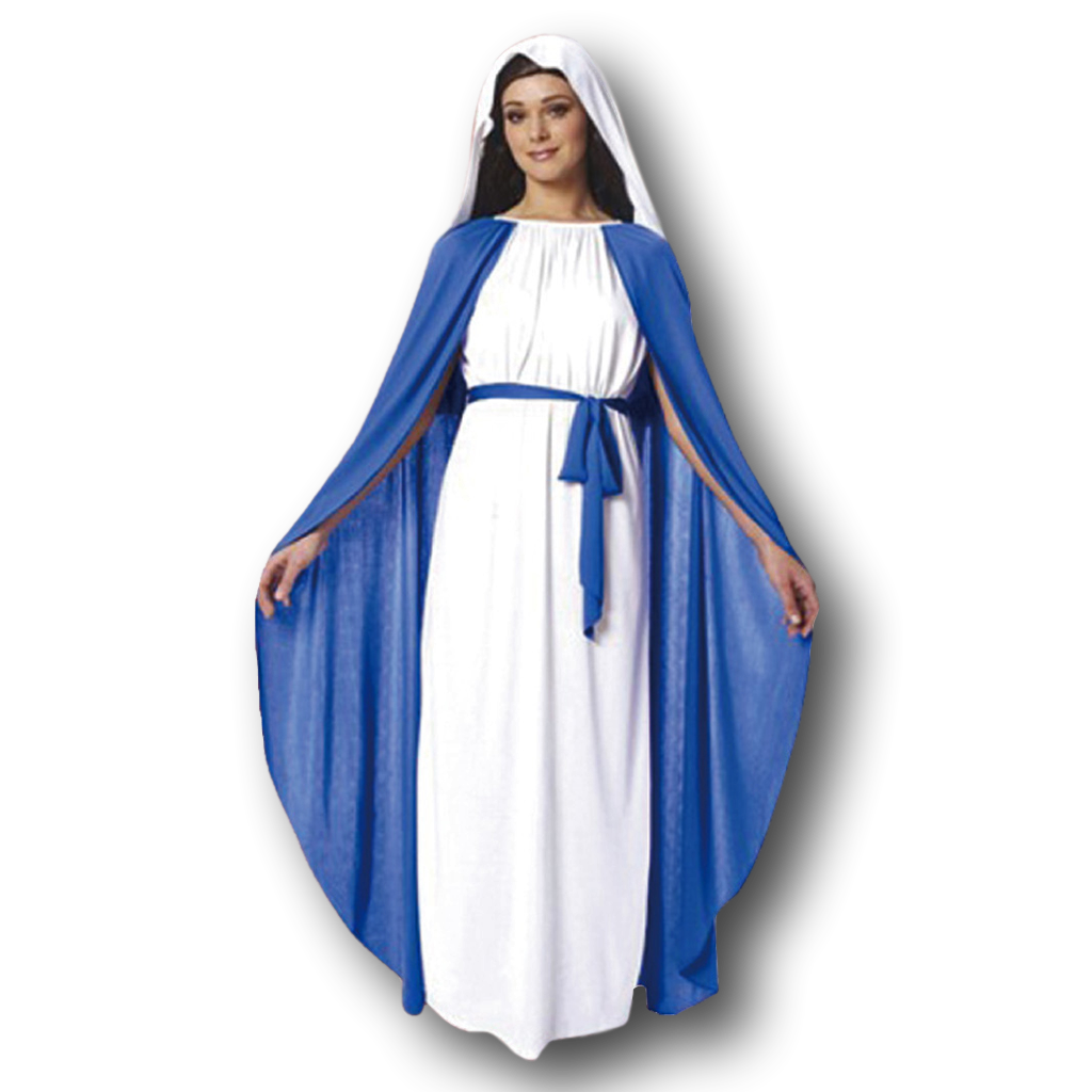 Virgin Mary Blue and White Costume. Nativity Costume.