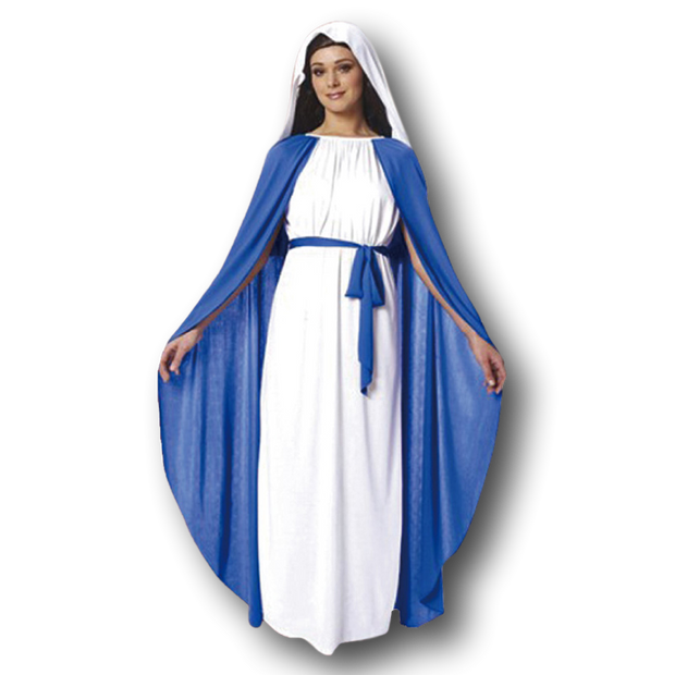 Virgin Mary Blue and White Costume. Nativity Costume.